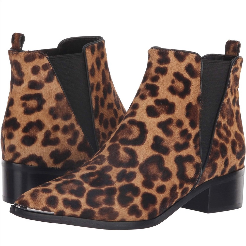 MARC FISHER MLYALELY GENUINE CALF HAIR BOOT size 7